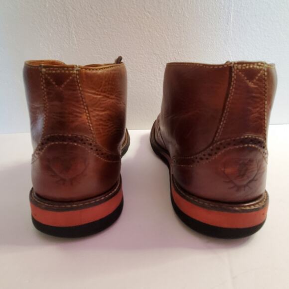 Martin Dingman Chukka Boots Mens 10 Leather Brown Lace Up Casual Brazil main image 14